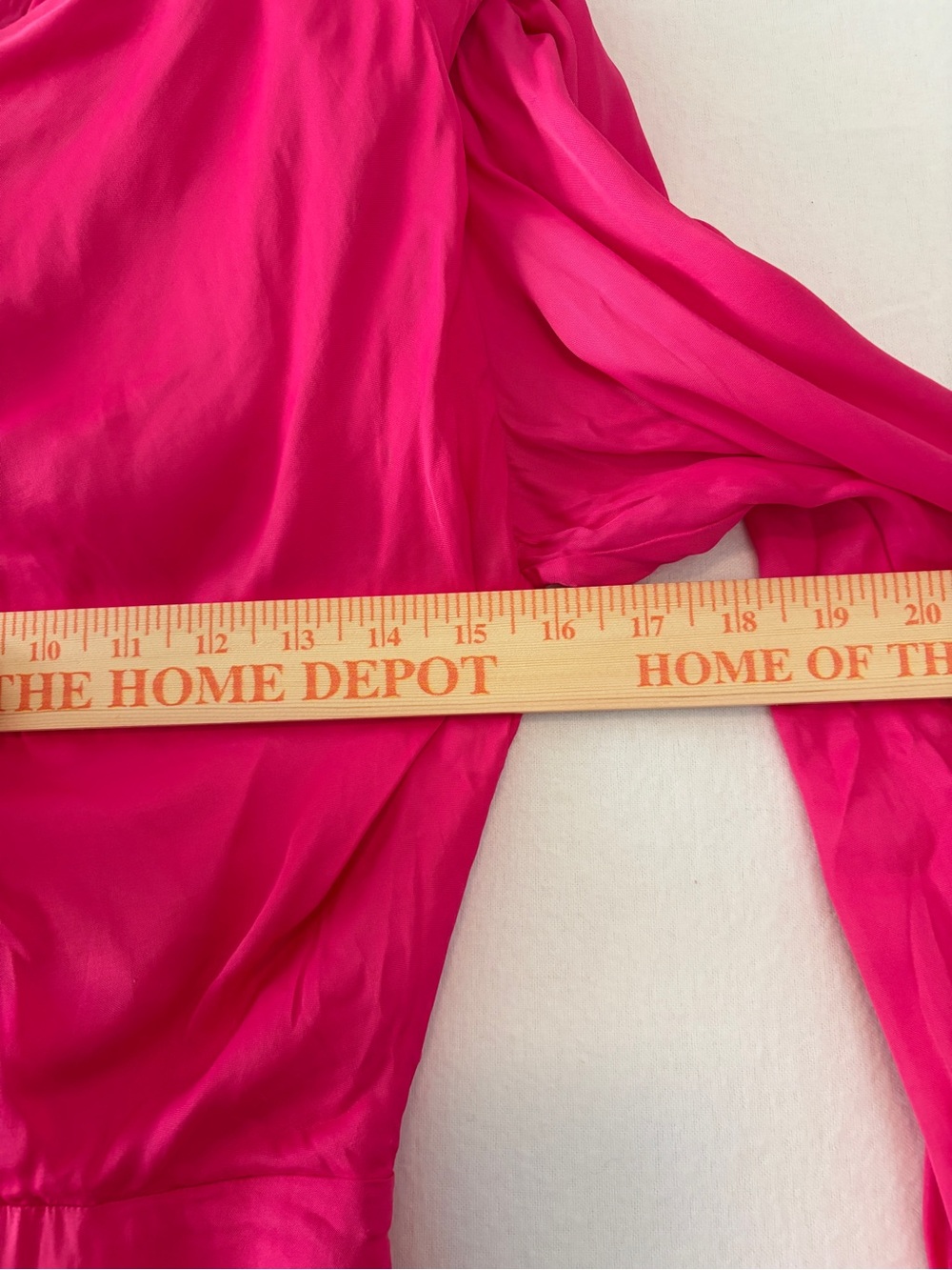 Farm Rio Draped Satin Pink Maxi - Picture 5 of 10